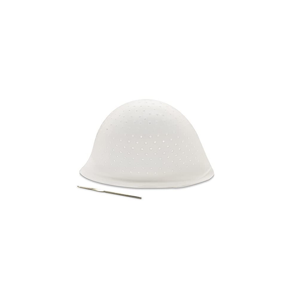 Losaria Holes Opened Highlight Cap Frosting Cap Tipping Cap Streaking Cap Silicone Hair Highlighting Cap For Highlights Diy Hair Coloring Hat Dyeing Salon At