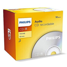 Audio CDR80 10pk Jewel Case