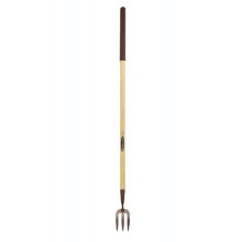 4060NB09 Elements Long Handled Weed Fork Brown wooden handle with bronze head 124 x 8 x 45 cm