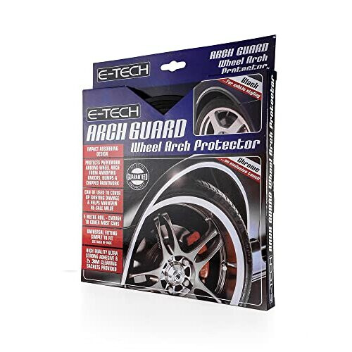 BLACK Car Wheel Arch Guard Paintwork Protector 5 Meters Adhesive Roll 1