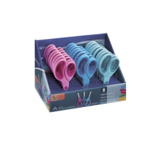 E2053S 00 Soft Grip Kids 5 inch Scissors Assorted Colours Set of 24