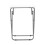 Premier Housewares Folding Table with Silver Frame 48 x 38 x 66 cm Laptop Table Snack Table White 1