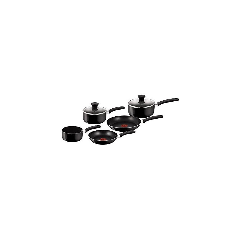 B470S544 Delight 5 Piece Non Stick Pan Set 14 cm Milk 1618 cm Saucepans with Lids 2024 cm Frypan