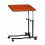 Angle and Height Adjustment Over Bed Table with 4 Castors 2