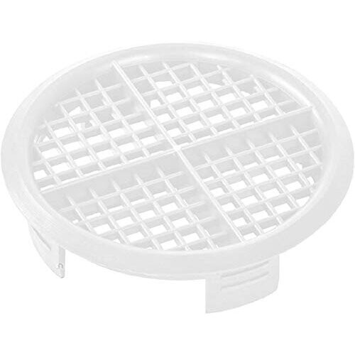 TIMco 10 Αριθμός Timloc 70mm Λευκό πλαστικό στρογγυλό κυκλικό Push σε αεραγωγούς Soffit Vivarium 1