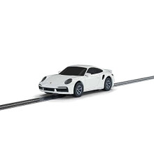 Micro Scalextric P or sche 911 Turbo Car White Micro
