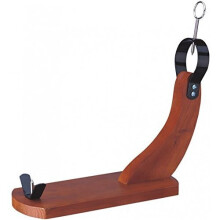 Gondola Ham Stand Pine Wood Polished Spanish Jamonero Ham Holder Detachable