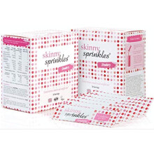 Skinny Sprinkles Duo Pack 60 Servings Weight Management Drink with Glucomannan Vegan Vegetarian Society Approved Made in The UK Strawberry