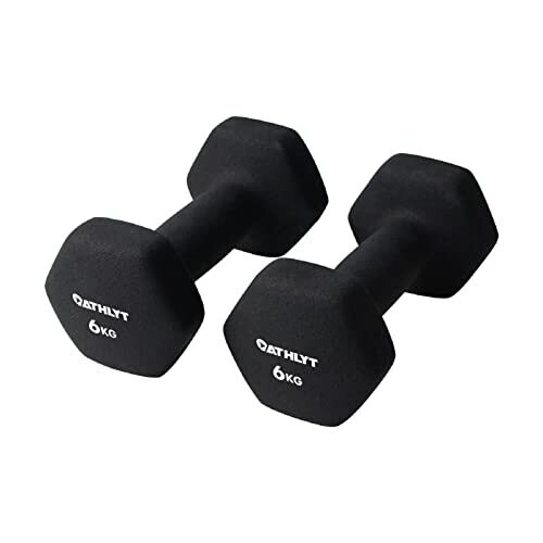Neoprene Dumbbell Weights 2 x 6 kg 1