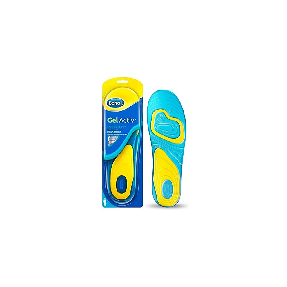 Mens Gel Activ Everyday Insoles UK Size 7 to 12