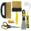 10321 Task Partner Wallpaper Kit with Paste Smoothing Brush and Tools for Wall Paper Hanging 6 piece pack set Black 1
