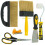 10321 Task Partner Wallpaper Kit with Paste Smoothing Brush and Tools for Wall Paper Hanging 6 piece pack set Black 2