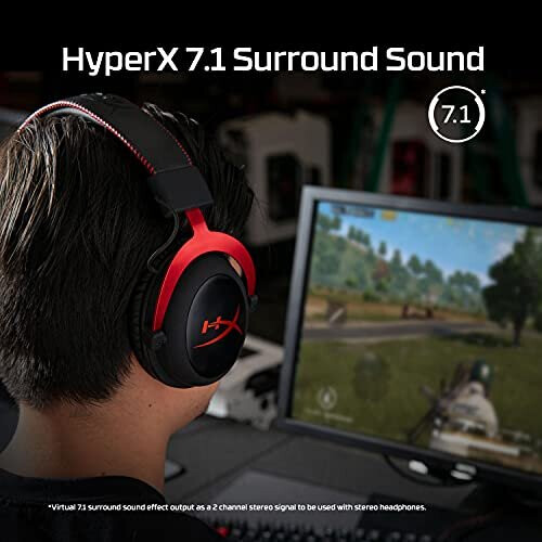 HyperX Cloud II Gaming Headset PCPS4MacMobile gunmetal 53 mm Driver Size 1