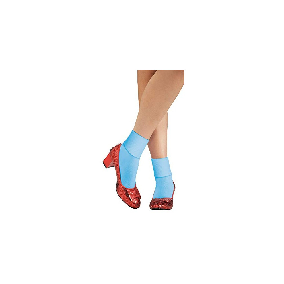 Rubies Official Dorothy Sequin Shoes Wizard Of Oz Adult Costume Small Red