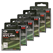60x Carp Match Fishing Hooks To Nylon Barbless Size 8 10 12 14 16 18 10 Of Each NGT