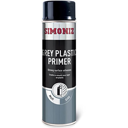 Simoniz SIMP08D Grey Plastic Spray Primer 500ml
