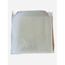 100 x Dragon Trading CD DVD Disc Clear Cover Cases Plastic 150 Micron Sleeve Wallet 100 Pack