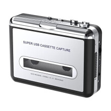 Portable Cassette PlayerCassette to MP3 Converter Capture Cassette Tape to MP3CD Audio via USB