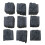 Coals 4 You 15 Gas Fire Medium Coals Replacements Grate GlowBio FuelsCeramicBoxed Black 4