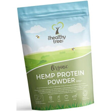 Organic Hemp Protein Powder by TheHealthyTree Company Harvested in Europe Vegan High in Omega3 Iron Amino Acids and Magnesium Raw Hemp Protein 600g