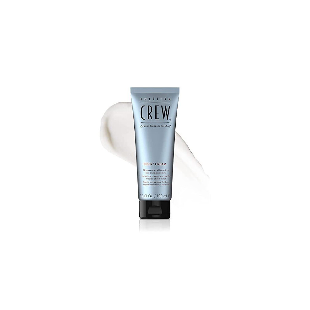 American Crew Fiber With Medium Hold Shine For Flexibility Control 100Ml For All Hair Types Hair Styling For Men Cream
