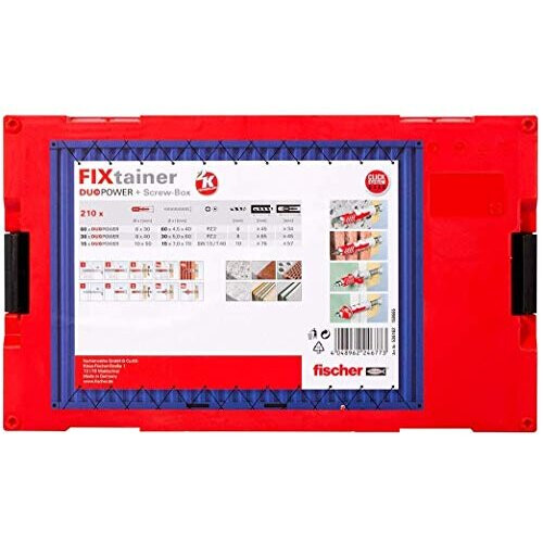 Fischer FISCHER 536162 - BOX FIXTAINER DUOPOWER WITH 210 SCREWS 2