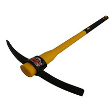 Mighty Pick Axe 5lb Steel Head Heavy Duty Fibreglass Handle shaft 90cm36in