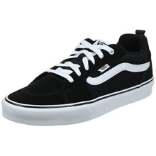 Mens Mn Filmore Sneaker Suede Canvas Black White 7 UK