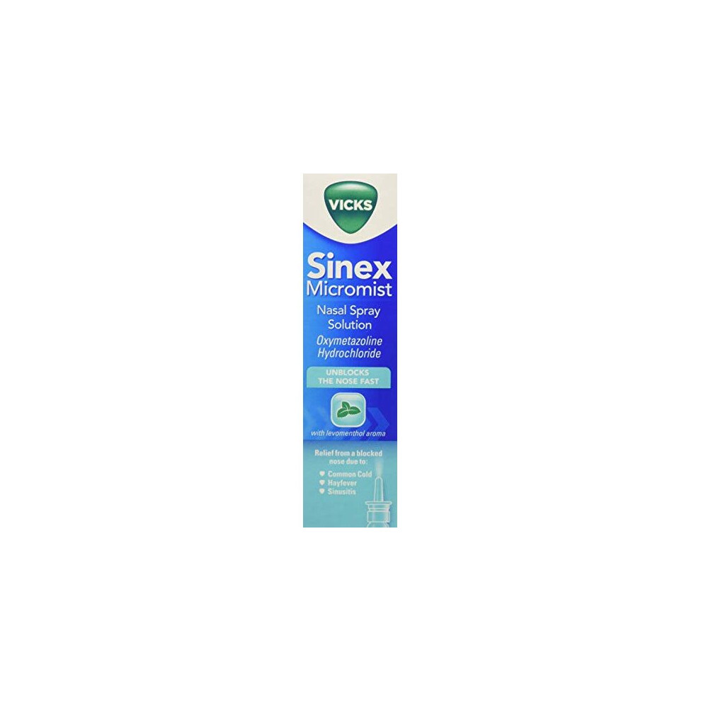 Sinex Micromist Aqueous Nasal Spray 15 ml Pack of 8