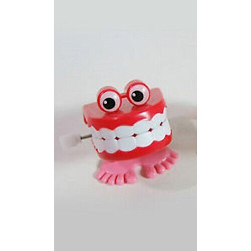 Funny Windy Up Chattering Teeth 1 Supplied at Random 1