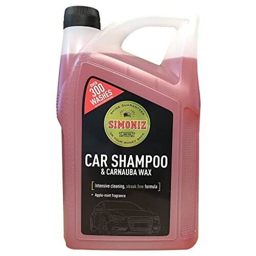 Simoniz Car Shampoo with Carnbuba Wax 5 Litre 1