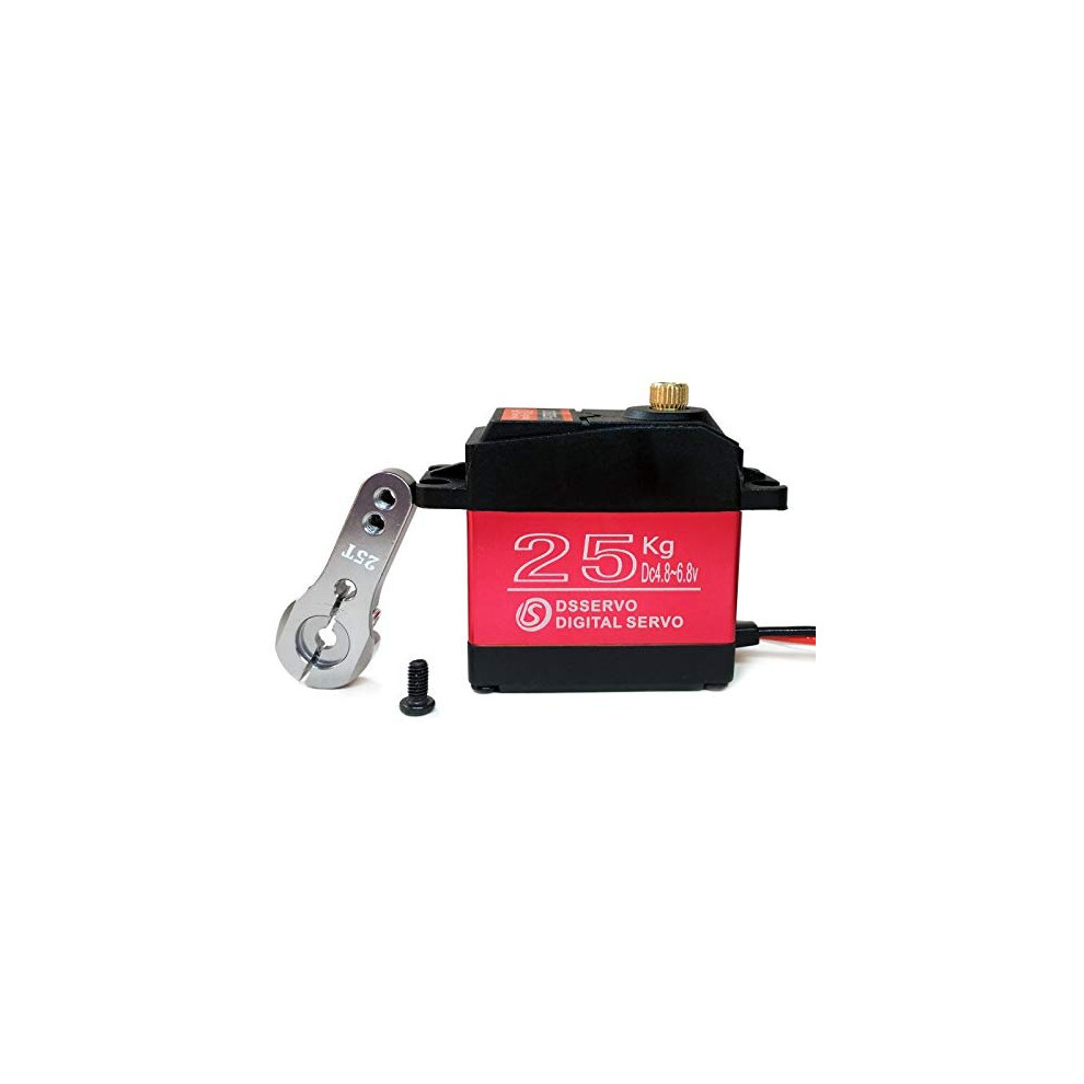 Photos - Parts for Drones & RC models 25KG Digital Servo Full Metal Gear for 18 110 112 RC Car Crawler Control Angle 270
