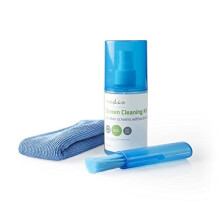 Screen Cleaner Kit for TV PC Smartphone Tablet 200 ml Spray Brush Pearl Cloth