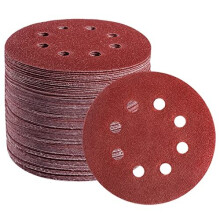 SATC 125mm Sanding Discs 72Pcs Orbital Sander Discs Hook and Loop Sanding Pads for Random Orbital Sander 40 60 80 120 180 240 320 Grits Sanding Discs