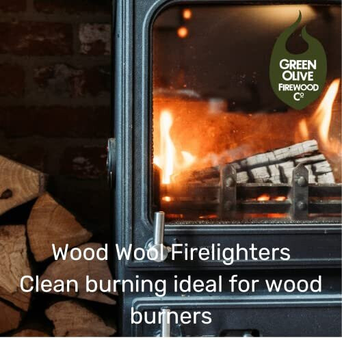 FEWW24 Wood Wool Natural Firelighters 24 Piece Box 1