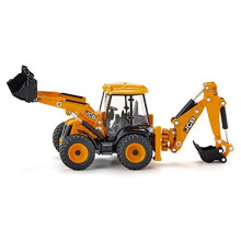 3558 JCB 4CX Backhoe Loader 150 MetalPlastic Yellow Multifunctional Can be combined with siku models of the same scale