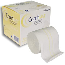 Comfifast Elasticated Tubular Stretch Viscose Bandage for XLarge Limbs Childs Trunk Yellow Line 1075cm for Limb Circumference 3565cm 10m Roll