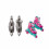 UNICORN INLINE SKATES Double Function Inline Skates Size S from 29 to 32 2