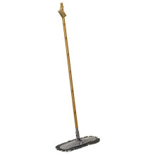 Natural Bamboo and Chenille Flat Floor Mop