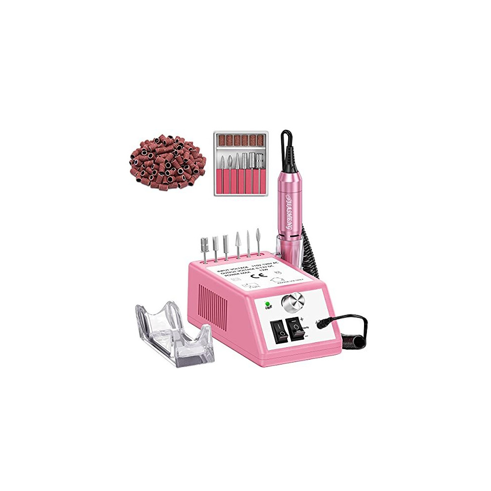 Jiasheng Professional Nail Drill 20000Rpm Electric Nail File Portable Electric Manicure Drill For Acrylic Nail Gel Nails Drill Kit For Beauty Salon And Home