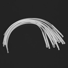 Fly Fishing Line 10PCS 30LB50LB Fishing Loops Connector Fly Loop Line Fishing Tackle AccessoryWhite 50LB