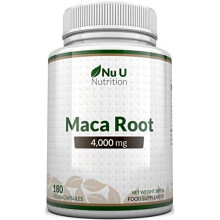 Maca Root Capsules 4000mg 180 Vegan Capsules 6 Month Supply High Strength Peruvian Maca Root for Men Women Made in The UK