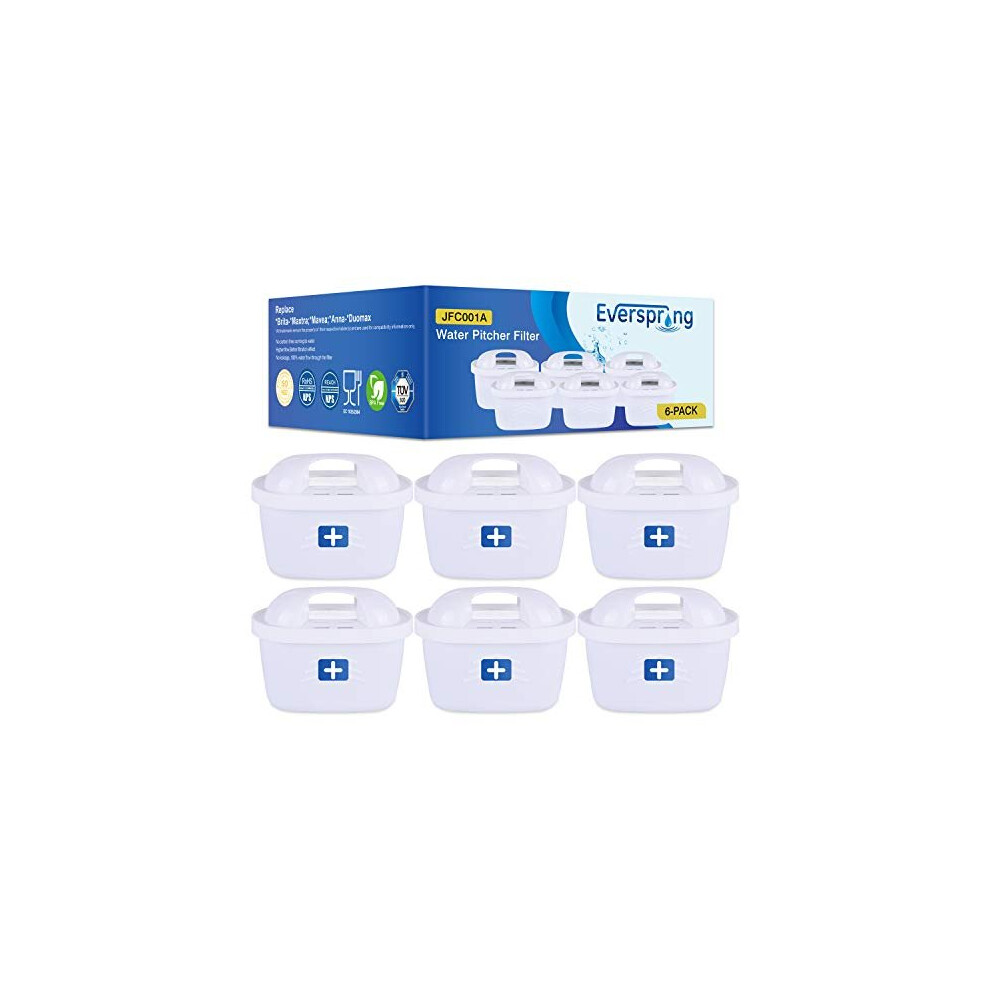 Water Filter Replacement for Brita Maxtra Brita Maxtra Plus Brita Maxtra Mavea Anna Duomax by Golden ICEPURE 6 Pack