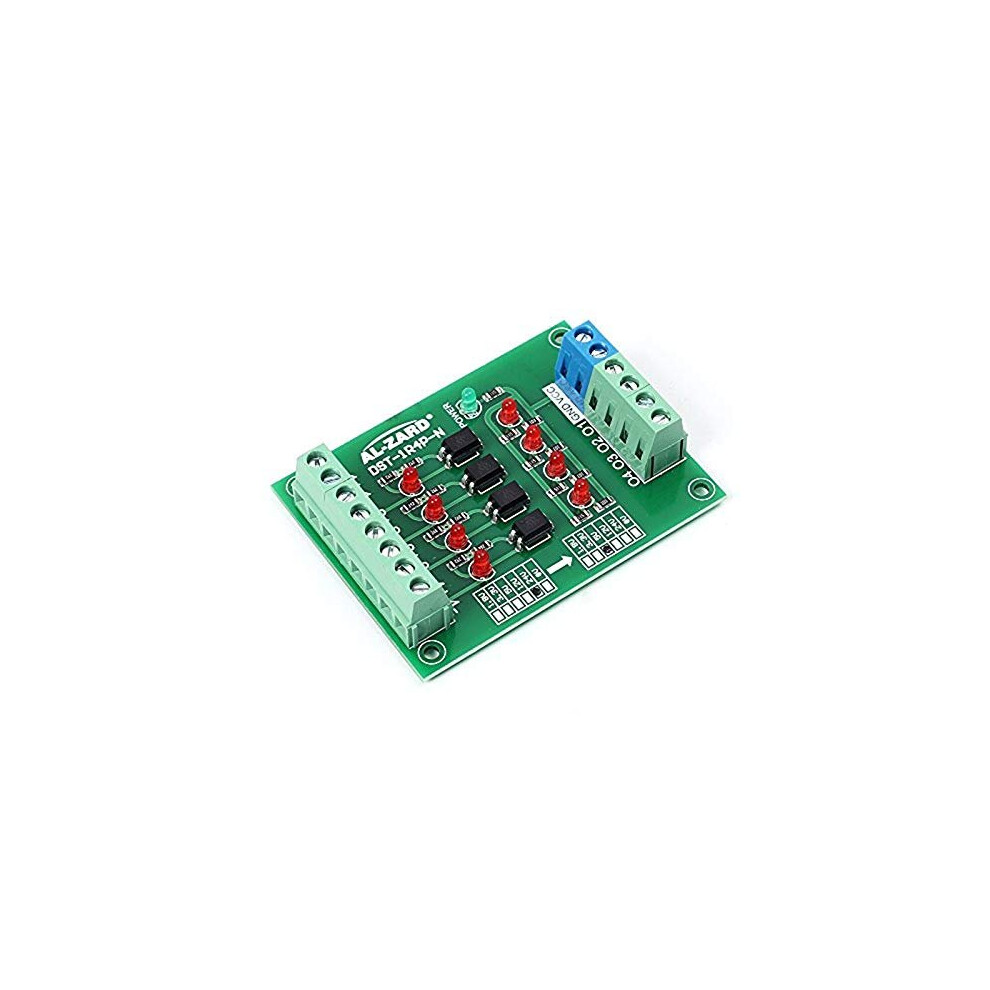 4 Bit Optocoupler Isolator ModulePLC Signal Level Voltage Converter Board Module 33V to 24V