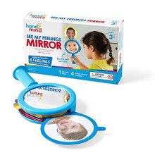 91294 See My Feelings Social Emotional Sensory Toys for Toddler Learning Anxiety Relief Mindfulness Unbreakable Mirror for Kids Pack of 1 20 cm H x