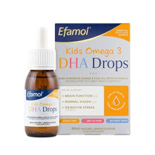 Kids Omega 3 DHA Drops Suitable for infants from 6 months to adults Natural Lemon Flavour Sugar Free