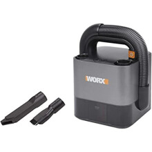 Mini aspirador 20V WORX - WX030.9 (potencia 150W, depósito de polvo, compacto y ligero, sin batería ni cargador)