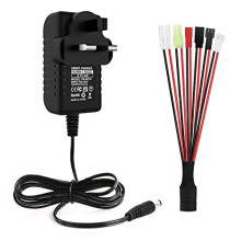 NIMH Charger for 210s 2412V NIMHNICD Battery Packs RC Battery Smart Charger for RC CarRC BoatRC AircraftDroneAirsoft Compatible with Standard