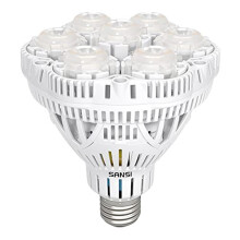 36W LED Grow Light for Indoor Plants 400W Equivalent Full Spectrum E27 Plant Grow Light Bulb for Seedlings Vegs Flowers Hydroponics PPF 65 mols 60