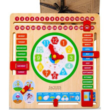 Kids Calendar Clock Educational Toys Calendar with Learning Clock for Kids Premium Learn to Tell the Time Clock with Childrens Calendar